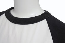 画像をギャラリービューアに読み込む, CHROME HEARTS クロムハーツ ラグラン 七分袖Tシャツ サイズS ヴァインダガー スクロールラベルロゴ ホワイト ブラック 美品 中古 4b005686