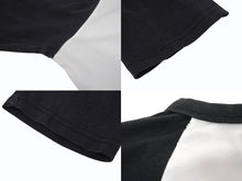 画像をギャラリービューアに読み込む, CHROME HEARTS クロムハーツ ラグラン 七分袖Tシャツ サイズS ヴァインダガー スクロールラベルロゴ ホワイト ブラック 美品 中古 4b005686