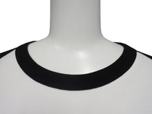 Load image into Gallery viewer, 極美品 CHROME HEARTS クロムハーツ ラグラン長袖Tシャツ サイズM 氷室京介コラボ Higher Than Heaven ブラック ホワイト 中古 4b005688