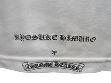 Load image into Gallery viewer, 極美品 CHROME HEARTS クロムハーツ ラグラン長袖Tシャツ サイズM 氷室京介コラボ Higher Than Heaven ブラック ホワイト 中古 4b005688