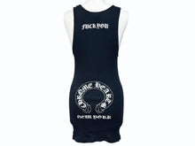 Load image into Gallery viewer, CHROME HEARTS クロムハーツ タンクトップ サイズM ブラック CHクロス FUCK YOU ホースシュー ニューヨーク限定 美品 中古 4b005691