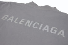 画像をギャラリービューアに読み込む, BALENCIAGA バレンシアガ 24SS リフレクター ロゴ Tシャツ 764235 TQVN1 グレー サイズXS 美品 中古 4b005695