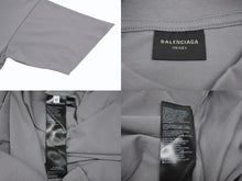 画像をギャラリービューアに読み込む, BALENCIAGA バレンシアガ 24SS リフレクター ロゴ Tシャツ 764235 TQVN1 グレー サイズXS 美品 中古 4b005695