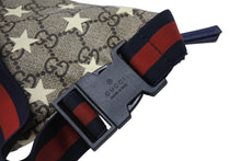 画像をギャラリービューアに読み込む, 極美品 GUCCI グッチ チルドレンズ キッズライン GGスプリーム ウエストポーチ ヒップバッグ ベルトバッグ スター ベージュ 中古 4b005696