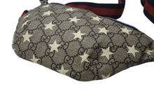 画像をギャラリービューアに読み込む, 極美品 GUCCI グッチ チルドレンズ キッズライン GGスプリーム ウエストポーチ ヒップバッグ ベルトバッグ スター ベージュ 中古 4b005696