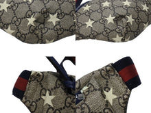 画像をギャラリービューアに読み込む, 極美品 GUCCI グッチ チルドレンズ キッズライン GGスプリーム ウエストポーチ ヒップバッグ ベルトバッグ スター ベージュ 中古 4b005696