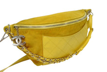 Load image into Gallery viewer, CHANEL Pharrell Williams シャネル ファレルウィリアムズ CCスリングバッグ カプセルコレクション 希少 イエロー ゴールド金具 美品 中古 4b005698