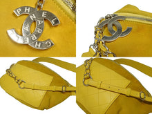 Load image into Gallery viewer, CHANEL Pharrell Williams シャネル ファレルウィリアムズ CCスリングバッグ カプセルコレクション 希少 イエロー ゴールド金具 美品 中古 4b005698