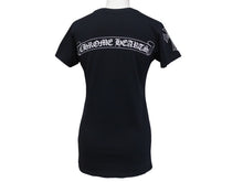 Load image into Gallery viewer, CHROME HEARTS クロムハーツ クロールラベル ホースシュー プリント Tシャツ サイズS ブラック コットン 美品 中古 4b005701