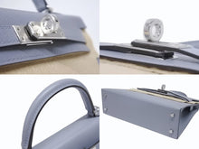 Load image into Gallery viewer, 新品未使用 HERMES エルメス ミニケリー2 ハンドバッグ ショルダーバッグ K刻印 2WAY ヴォーエプソン グリパンタン SV金具 外縫い 中古 4b005707