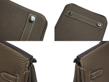 Load image into Gallery viewer, 極美品 HERMES エルメス バーキン25 トゴ ハンドバッグ □M刻印 エトゥープ シルバー金具 中古 4b005708