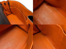 Load image into Gallery viewer, 極美品 SPO オーダー エルメス ケリー32 内縫い 読売ジャイアンツ ブラック オレンジ □P刻印 マットシルバー金具 ハンドバッグ 2WAY 中古 4b005709