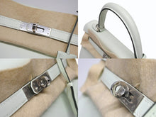 画像をギャラリービューアに読み込む, 新品同様 HERMES エルメス ケリー25 2WAY ショルダーバッグ U刻印 ヴォースイフト ヴェールフィズ シルバー金具 中古 4b005715