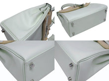 画像をギャラリービューアに読み込む, 新品同様 HERMES エルメス ケリー25 2WAY ショルダーバッグ U刻印 ヴォースイフト ヴェールフィズ シルバー金具 中古 4b005715