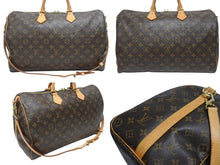 画像をギャラリービューアに読み込む, 極美品 LOUI SVUITTON ルイヴィトン スピーディバンドリエール40 ハンドバッグ 2WAY M41110 モノグラム 中古 4b005716