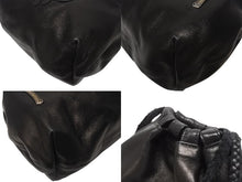 Load image into Gallery viewer, 新品未使用 新型 25年 CHROME HEARTS クロムハーツ BSフレア ドローストリングス バッグ 巾着 シルバー 黒 中古 4b005722