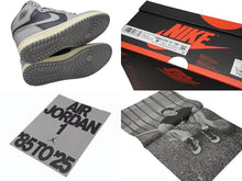 Load image into Gallery viewer, 新品未使用 NIKE ナイキ Jordan 1 Retro High '85 OG ジョーダン スニーカー グレー ブラック サイズ27.5cm 中古 4b005727