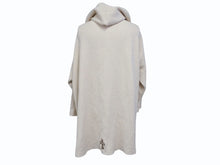 画像をギャラリービューアに読み込む, 新品未使用 CHROME HEARTS クロムハーツ ガウン ニット カーディガン クロスパッチ レオパード アイボリー 中古 4b005729