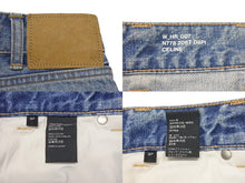 画像をギャラリービューアに読み込む, CELINE セリーヌ ウェスリーデニムパンツ ストレートデニム ジーンズ インディゴ N778 206T 08PI サイズ27 美品 中古 4b005733