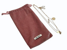 Load image into Gallery viewer, MIUMIU ミュウミュウ グラスチェーン グラスコード 重量約14.2g 全長約82cm チャーム GP メタル ラインストーン ゴールド 美品 中古 4b005736