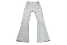 画像をギャラリービューアに読み込む, CELINE セリーヌ Marco マルコ ジーンズ ライダーウォッシュデニム フレアデニム ブーツカット ブルー サイズ24 美品 中古 4b005744