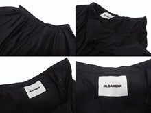 Load image into Gallery viewer, 極美品 JIL SANDER ジルサンダー ミニスカート ボトムス J01MA0114 J45002 コットン ブラック サイズ32 中古 4b005745