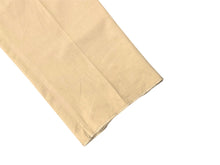 Load image into Gallery viewer, HOMME girls オムガールズ ベルテッドビッグツイルパンツ 4210600316 コットン 牛革 ベージュ サイズ36 美品 中古 4b005748