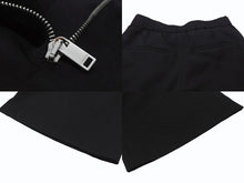 Load image into Gallery viewer, 極美品 JIL SANDER ジルサンダー パンツ ジップフライ ショーツ J52KA0009 JTN319 ウール ブラック サイズ32 中古 4b005749