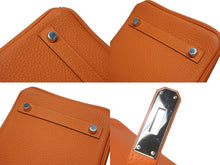 Load image into Gallery viewer, 極美品 HERMES エルメス バーキン30 ハンドバッグ トリヨンクレマンス オレンジポピー シルバー金具 T刻印 中古 4b005755