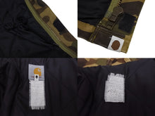 画像をギャラリービューアに読み込む, A BATHING APE アベイシングエイプ × CARHARTT カーハート アクティブジャケット ACE-04701 サイズS 06AW カモフラ柄 美品 中古 4b005758