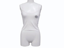 Load image into Gallery viewer, CHROME HEARTS クロムハーツ × Bella Hadid ベラ ハディッド タンクトップ ONE SIZE ホワイト クロップド丈 美品 中古 4b005760