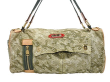 Load image into Gallery viewer, 極美品 LOUIS VUITTON ルイヴィトン モノグラモフラージュ リス ボストンバッグ カーキ 村上隆 デニム 08AW M95771 中古 4b005762