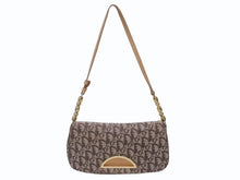 画像をギャラリービューアに読み込む, Christian Dior クリスチャンディオール ワンショルダーバッグ ガリアーノ期 マリスパール トロッター柄 レザー ブラウン ゴールド金具 美品 中古 4b005766