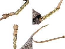 画像をギャラリービューアに読み込む, Christian Dior クリスチャンディオール ワンショルダーバッグ ガリアーノ期 マリスパール トロッター柄 レザー ブラウン ゴールド金具 美品 中古 4b005766