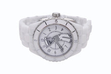 Load image into Gallery viewer, 新品同様 CHANEL シャネル J12 Mademoiselle La Pausa マドモアゼル ラ パウザ 38MM 自動巻き ホワイトセラミック H7481 TKB51418 数量限定 中古 4b005772