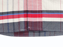 Load image into Gallery viewer, 極美品 THOM BROWNE トムブラウン 長袖シャツ チェック柄 714392 USA製 コットン レッド サイズ3 中古 4b005775