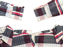 Load image into Gallery viewer, 極美品 THOM BROWNE トムブラウン 長袖シャツ チェック柄 714392 USA製 コットン レッド サイズ3 中古 4b005775
