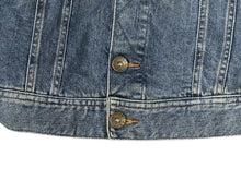 画像をギャラリービューアに読み込む, ARMANI JEANS アルマーニ ジーンズ デニムジャケット UJPN 2131 02342 コットン エラスタン ブルー サイズ50 美品 中古 4b005777