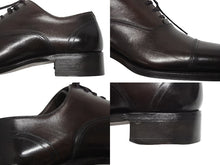 Load image into Gallery viewer, 新品未使用 TOM FORD トムフォード Gianni leather oxford shoes ジャンニ レザー オックスフォード シューズ ブラウン サイズ8 1/2 中古 4b005778