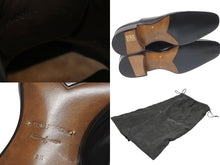 Load image into Gallery viewer, 新品未使用 TOM FORD トムフォード Gianni leather oxford shoes ジャンニ レザー オックスフォード シューズ ブラウン サイズ8 1/2 中古 4b005778