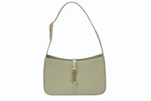 Load image into Gallery viewer, 極美品 SAINT LAURENT PARIS サンローランパリ ホーボー ハンドバッグ LE 5 A 7 ミニ 7103182R20W3798 グリーン 新型 レザー 中古 4b005782