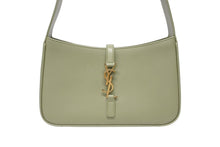 Load image into Gallery viewer, 極美品 SAINT LAURENT PARIS サンローランパリ ホーボー ハンドバッグ LE 5 A 7 ミニ 7103182R20W3798 グリーン 新型 レザー 中古 4b005782