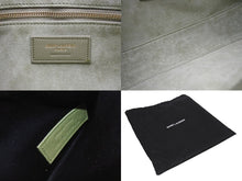 Load image into Gallery viewer, 極美品 SAINT LAURENT PARIS サンローランパリ ホーボー ハンドバッグ LE 5 A 7 ミニ 7103182R20W3798 グリーン 新型 レザー 中古 4b005782