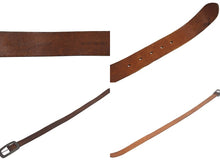 Load image into Gallery viewer, POLO RALPH LAUREN ポロラルフローレン カウボーイベルト 2220670 208 イタリア製 レザー ブラウン シルバー金具 サイズ28 美品 中古 4b005790