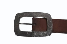 Load image into Gallery viewer, POLO RALPH LAUREN ポロラルフローレン カウボーイベルト 2220670 208 イタリア製 レザー ブラウン シルバー金具 サイズ28 美品 中古 4b005790