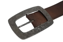 Load image into Gallery viewer, POLO RALPH LAUREN ポロラルフローレン カウボーイベルト 2220670 208 イタリア製 レザー ブラウン シルバー金具 サイズ28 美品 中古 4b005790