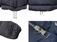 画像をギャラリービューアに読み込む, LOUIS VUITTON ルイヴィトン ダウンジャケット RM092M MPPK40PEJ サイズ50 ネイビー ダミエ グラフィット 美品 中古 4b005797