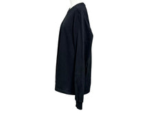 Load image into Gallery viewer, RICK OWENS リックオウエンス 22SS Crewneck Long-Sleeve Tee ロンT RU01B1277-BA ブラック サイズS 美品 中古 4b005810