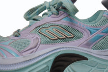 画像をギャラリービューアに読み込む, 新品同様 BALENCIAGA バレンシアガ 6XL メッシュ ローカットスニーカー 靴 815859 ブルー サイズ41 中古 4b005812