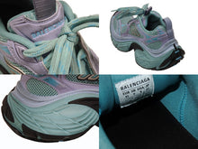 画像をギャラリービューアに読み込む, 新品同様 BALENCIAGA バレンシアガ 6XL メッシュ ローカットスニーカー 靴 815859 ブルー サイズ41 中古 4b005812